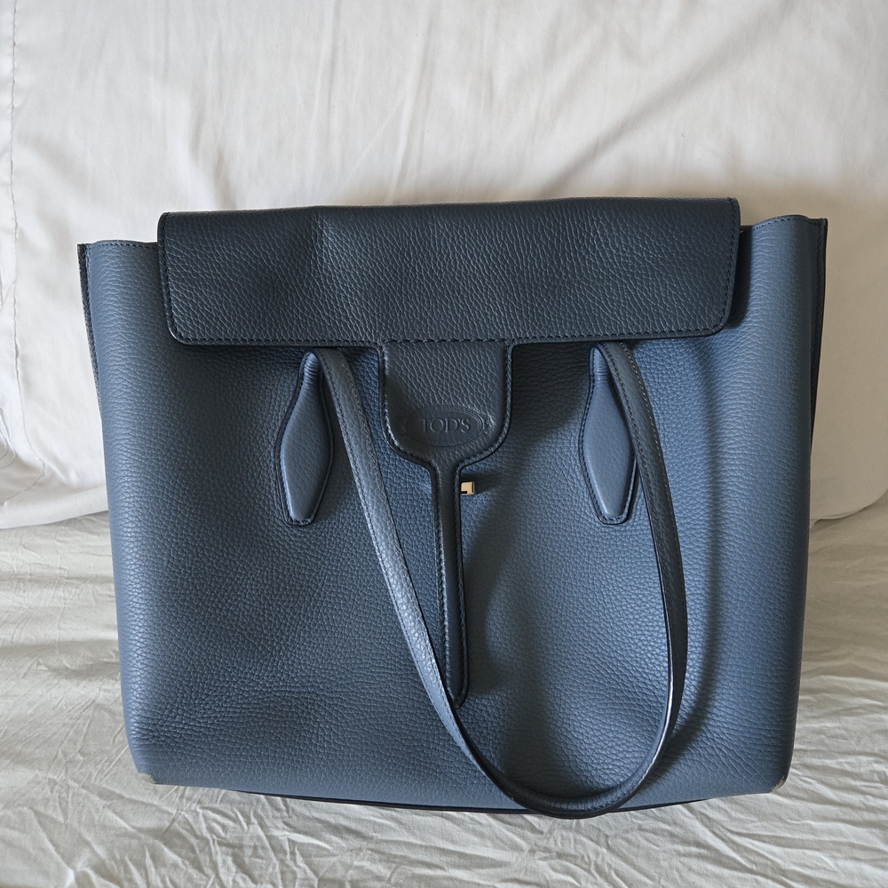 Tod's Blue Leather Women's Bag - Picture 8 of 16